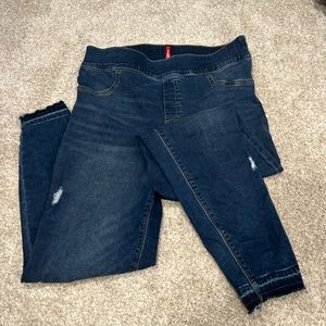 Spanx Distressed Skinny Jeans